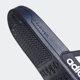 Adilette Mens Shower Slide - Navy/White