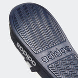 Adilette Mens Shower Slide - Navy/White