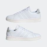 Adidas Advantage Men Sport Style Shoe - Cloud White/ Ash Silver