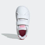 Adidas Infants Adantage   (Unisex)  Casual Shoe - White/Pink
