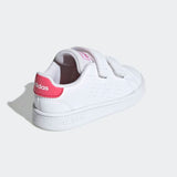 Adidas Infants Adantage   (Unisex)  Casual Shoe - White/Pink
