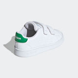 Adidas Infants Advantage  (Unisex) Casual Shoe - White/Green