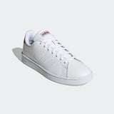 Adidas Mens Advantage Casual Shoes - Cloud White /Legacy Red