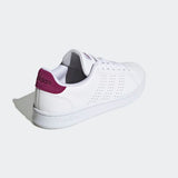 Adidas Women Advantage Casual Shoes - Cloud White / Cloud White / Power Berry