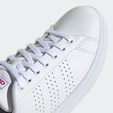 Adidas Women Advantage Casual Shoes - Cloud White / Cloud White / Power Berry