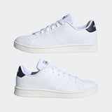Adidas Kids Advantage Lifestyle Shoe  - Cloud White / Legend Ink / Cloud White