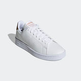 Adidas Womens Advantage Lifestyle Shoes  - White/Copper Metallic