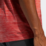 Adidas Mens All Set Training Tee  - Red