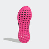 Adidaswomens Astrarun Running Shoe - Core Black / Shock Pink / Night Metallic