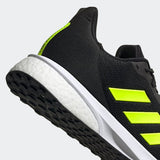 Adidas Astrarun Men Running Shoe - Core Black/Solar Yellow