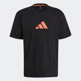 Adidas Mens Athletics Graphic T-Shirt - Black