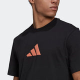 Adidas Mens Athletics Graphic T-Shirt - Black