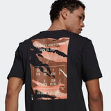 Adidas Mens Athletics Graphic T-Shirt - Black
