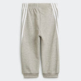 Adidas Infants Full Zip Hoodie Jogger Set - Ambient Blush/Mcgrey