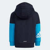 Adidas Kids Unisex  Badge Of Sport Hooded Jacket - Sonic Aqua/Legend Ink