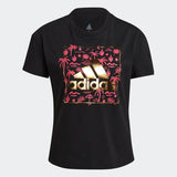 Adidas Womens Foil Bos G Tee - Black