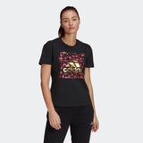 Adidas Womens Foil Bos G Tee - Black