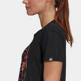 Adidas Womens Foil Bos G Tee - Black