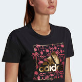 Adidas Womens Foil Bos G Tee - Black
