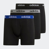 Adidas Mens Briefs 3 Pairs - Black