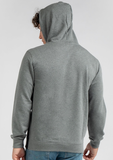 Champion Mens Euro Rochester Hoodie - Grey/White/Black