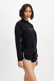 Champion Womens Rochester Crew Jumper - Black/Grey