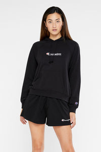 Champion Womens Lightweight Terry Hoodie - Black