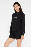 Champion Womens Lightweight Terry Hoodie - Black