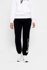 Champion Womens Script High Waist Jogger - Black