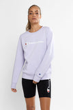 Champion Womens Script Crew - Candytuft