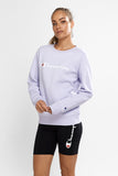 Champion Womens Script Crew - Candytuft