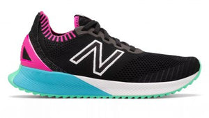 New Balance Womens Fuel Sell Echo B Wide  Running Shoe - Black/Pink/Blue/White