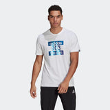 Adidas Mens Colour Shift Marathon Graphic T-Shirt - White
