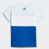 Adidas Infants Colorblock Set - Sky Tint / Royal Blue / White