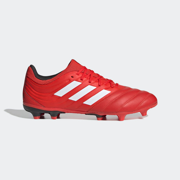 Adidas Mens Copa 20.3 Firm Ground Boots - Active Red / Cloud White / Core Black