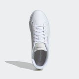 Adidas Womens Courtpoint Base Shoes - White/Orbgry