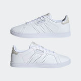 Adidas Womens Courtpoint Base Shoes - White/Orbgry
