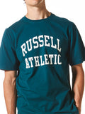 Russell Athletic Mens Arch Logo Crew  T-Shirt  - Everglade