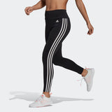 Adidas Womens Three Stripes 7/8 Tights - Black/White