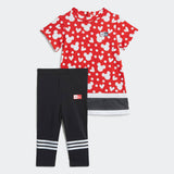 Adidas Infants Disney Minnie Mouse Summer Set - Vivid Red/ White/ Black