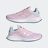 Adidas Kids  Duramo Sl Running Shoes - Pink/ Iridescent /Halo Blue