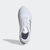 Adidas Womens Duramo Sl Running Shoe  - Cloud White/Matte Silver/Grey Two