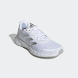 Adidas Womens Duramo Sl Running Shoe  - Cloud White/Matte Silver/Grey Two