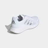 Adidas Womens Duramo Sl Running Shoe  - Cloud White/Matte Silver/Grey Two