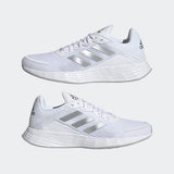 Adidas Womens Duramo Sl Running Shoe  - Cloud White/Matte Silver/Grey Two