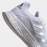 Adidas Womens Duramo Sl Running Shoe  - Cloud White/Matte Silver/Grey Two