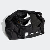ADIDAS ESSENTIALS 3-STRIPES SMALL DUFFEL  BAG - Black/White