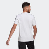 Adidas Mens Essentials 3-Stripes T-Shirt - White/Black