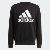 Adidas Mens Big Logo Ft Sweatshirt - Black/White