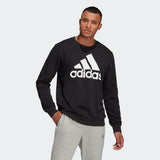 Adidas Mens Big Logo Ft Sweatshirt - Black/White
